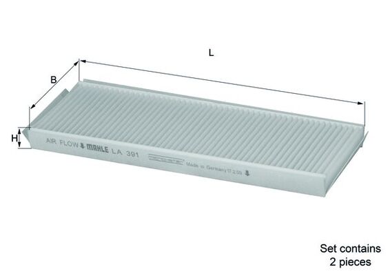 Mahle Cabin Filter LA391/S