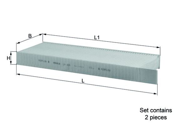 Mahle Cabin Filter LA428/S