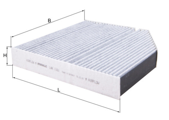 Mahle Carbon Cabin Filter LAK1161