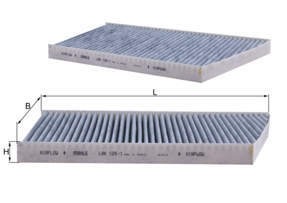 Mahle Carbon Cabin Filter LAK129/1