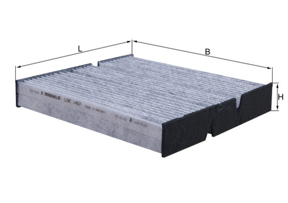 Mahle Carbon Cabin Filter LAK1467