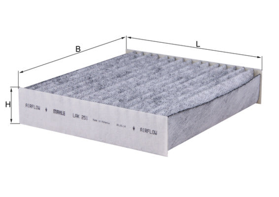 Mahle Carbon Cabin Filter LAK251