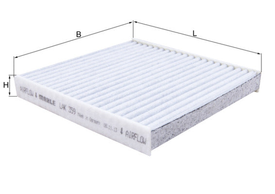 Mahle Carbon Cabin Filter LAK359