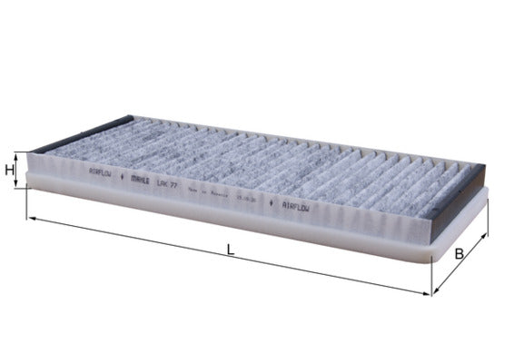 Mahle Carbon Cabin Filter LAK77