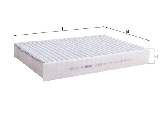 Mahle Carbon Cabin Filter LAK811