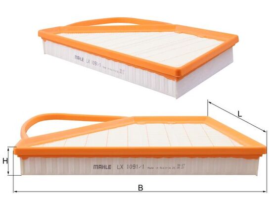 Mahle Air Filter LX1091/1
