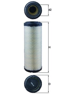 Mahle Air Filter LX1240