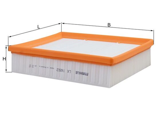 Mahle Air Filter LX1652