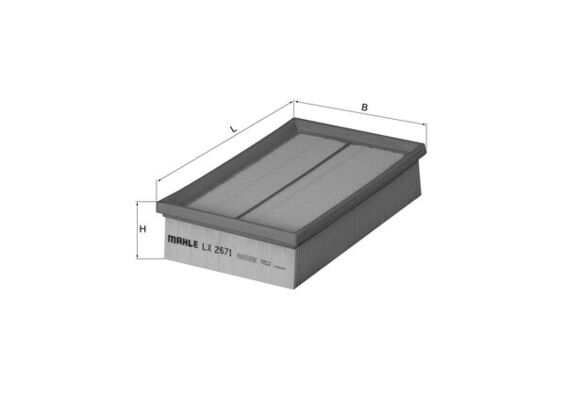 Mahle Air Filter LX2671