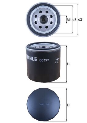Mahle Oil Filter OC272