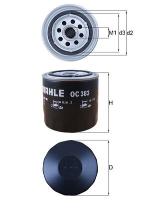 Mahle Oil Filter OC383