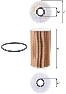 Mahle Oil Filter OX1138D
