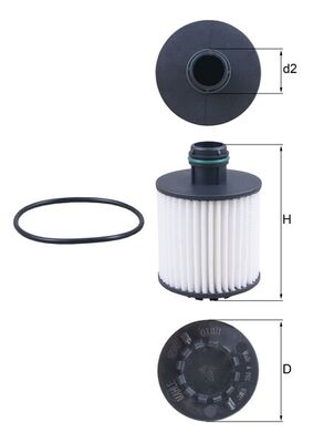 Mahle Oil Filter OX1171D