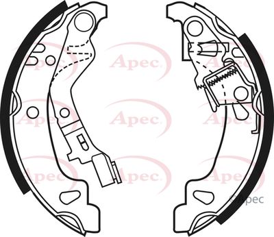 APEC Brake Shoes SHU624
