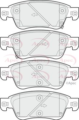 APEC Front Brake Pads PAD1686
