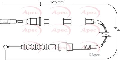 APEC Brake Cable CAB1155