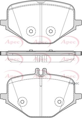 APEC Rear Brake Pads PAD2363