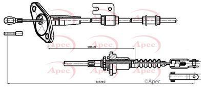 APEC Clutch Cable CAB5011