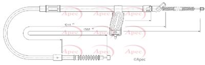 APEC Brake Cable CAB1687
