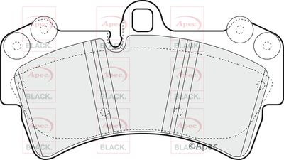APEC Front Brake Pads PAD1317B