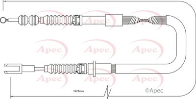 APEC Brake Cable CAB1430