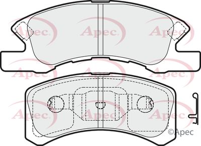 APEC Front Brake Pads PAD1625