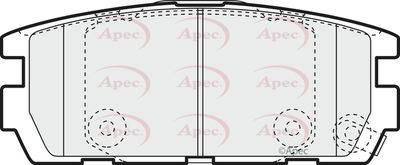 APEC Rear Brake Pads PAD1360