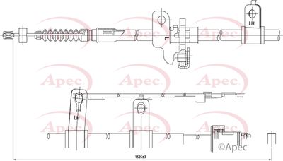 APEC Brake Cable CAB1252