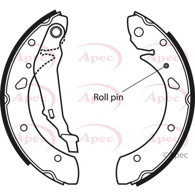 APEC Brake Shoes SHU588