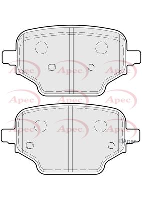 APEC Rear Brake Pads PAD2281