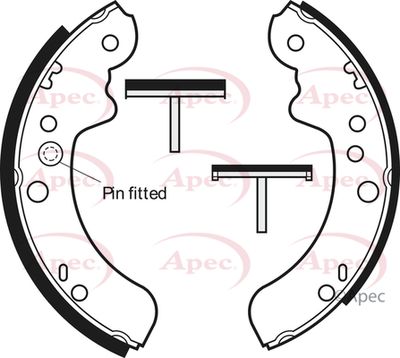APEC Brake Shoes SHU387