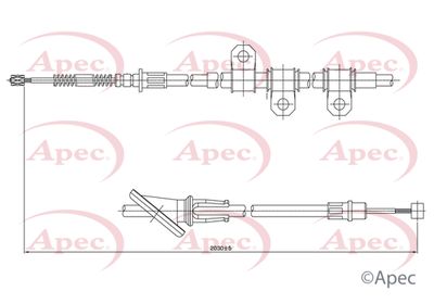 APEC Brake Cable CAB1562