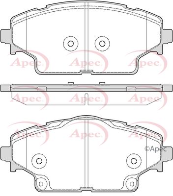 APEC Front Brake Pads PAD2315