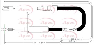 APEC Brake Cable CAB1583