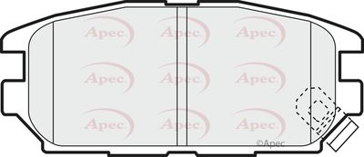 APEC Rear Brake Pads PAD1098