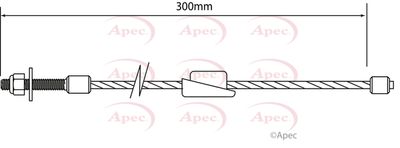 APEC Brake Cable CAB1138