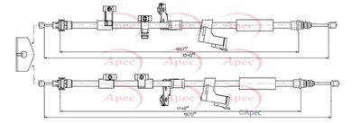 APEC Brake Cable CAB1125