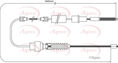 APEC Brake Cable CAB1524