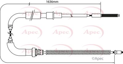 APEC Brake Cable CAB1516