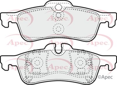 APEC Rear Brake Pads PAD1328