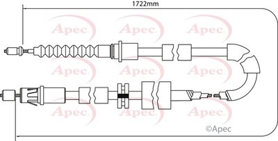 APEC Brake Cable CAB1164