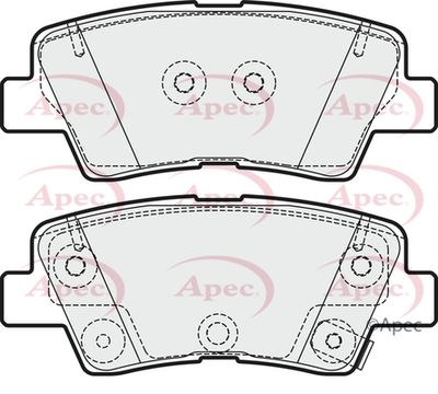 APEC Rear Brake Pads PAD1989