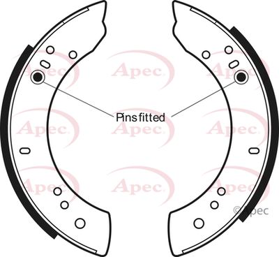 APEC Brake Shoes SHU271