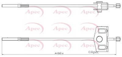 APEC Brake Cable CAB1678