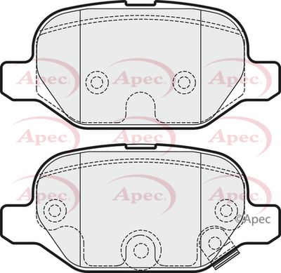 APEC Rear Brake Pads PAD1906
