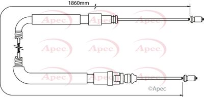 APEC Brake Cable CAB1080