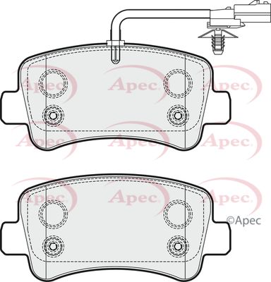 APEC Rear Brake Pads PAD1781
