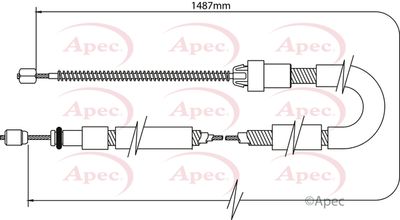 APEC Brake Cable CAB1091