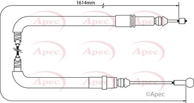 APEC Brake Cable CAB1061