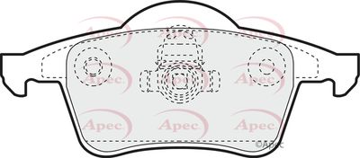 APEC Rear Brake Pads PAD1071